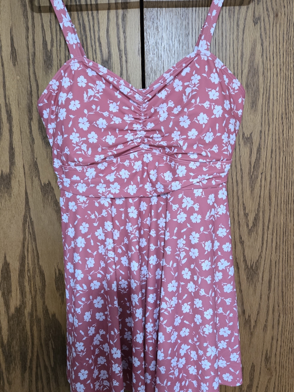 BloomChic Coral Pink Floral Sundress